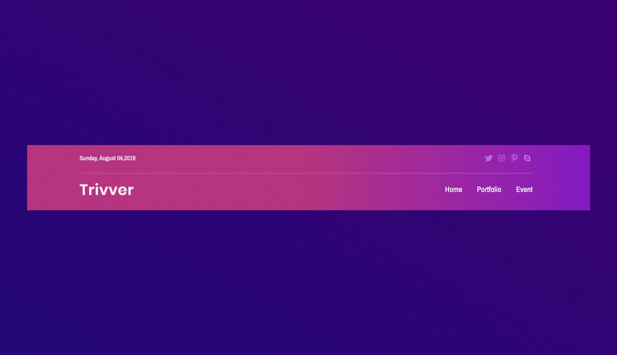 Trivver Header Section For Gutenberg By Templately