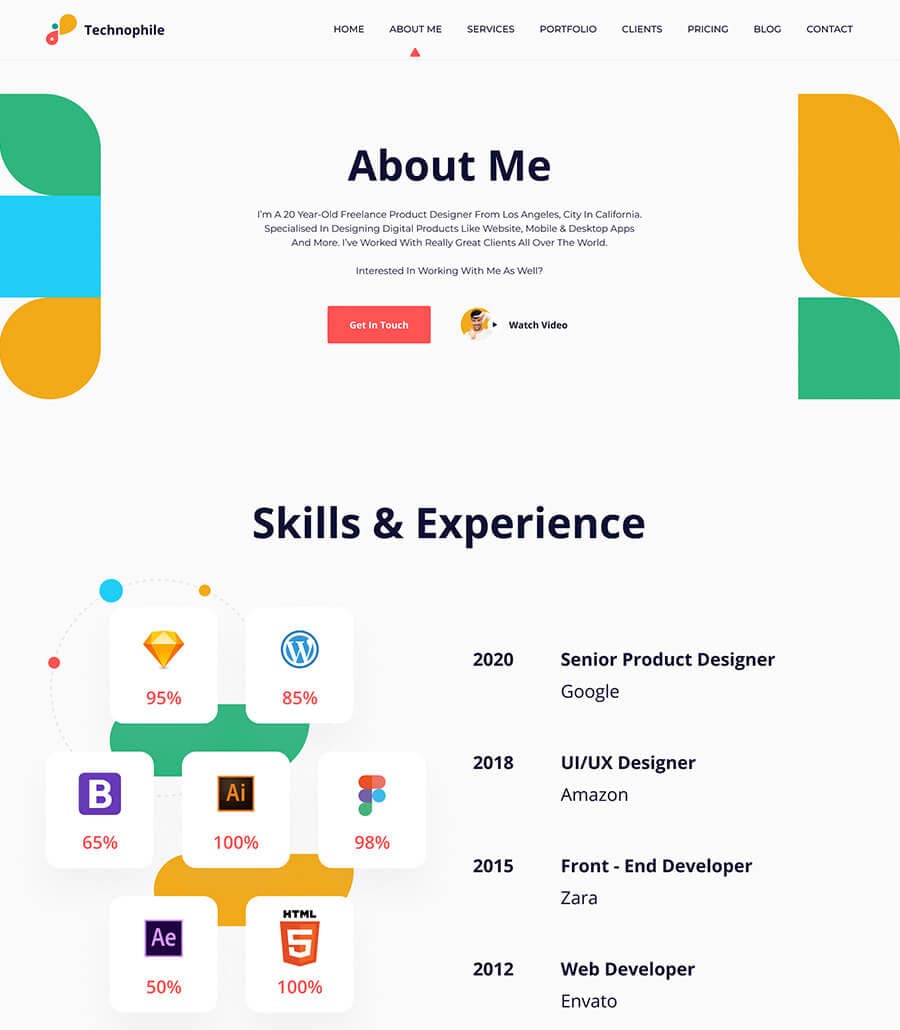 Technophile About Page thumbnail
