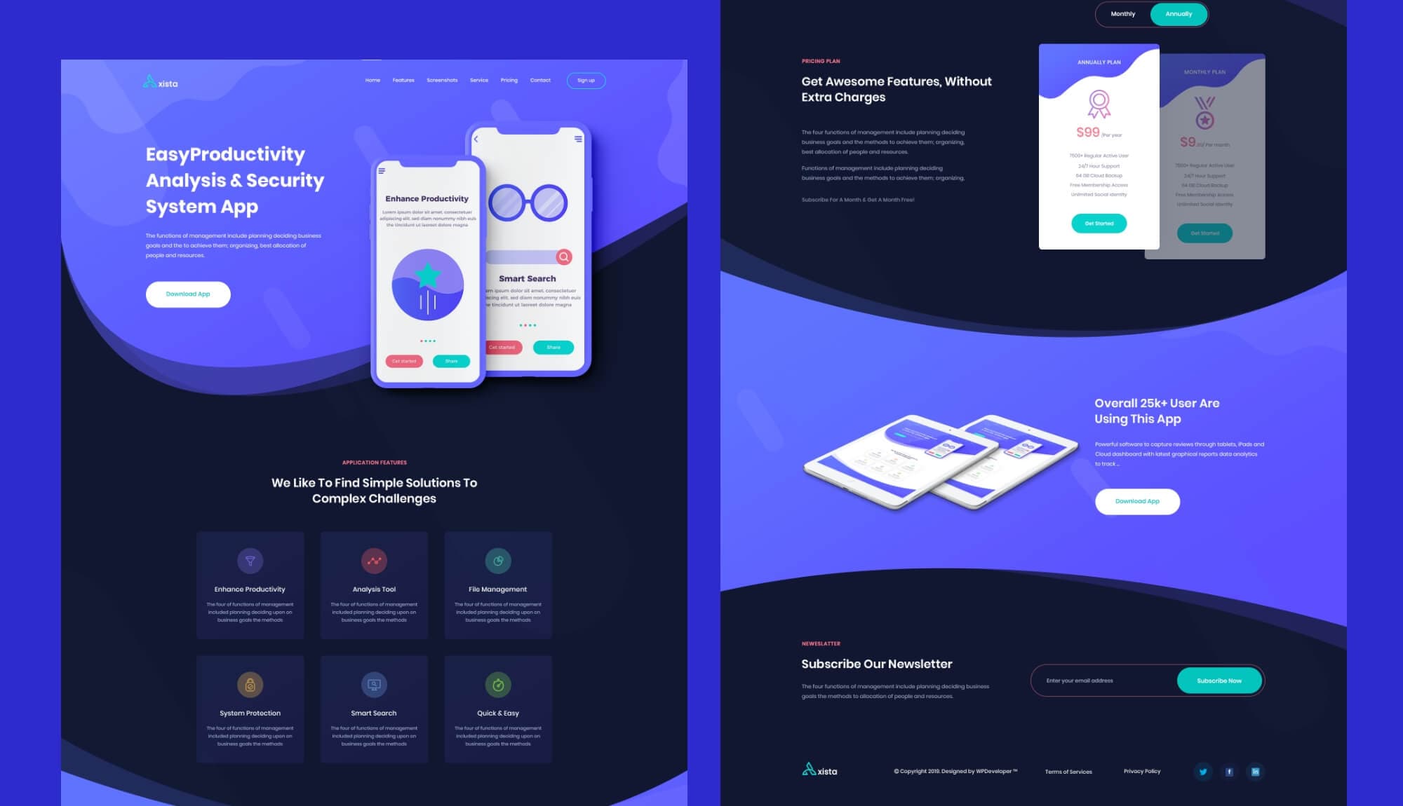 AppMentor App Landing Homepage (dark) Banner