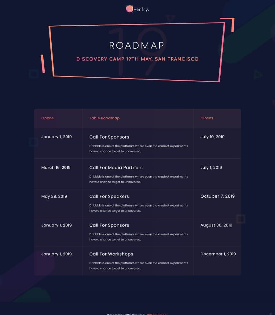 EventGree Event Template Roadmap thumbnail