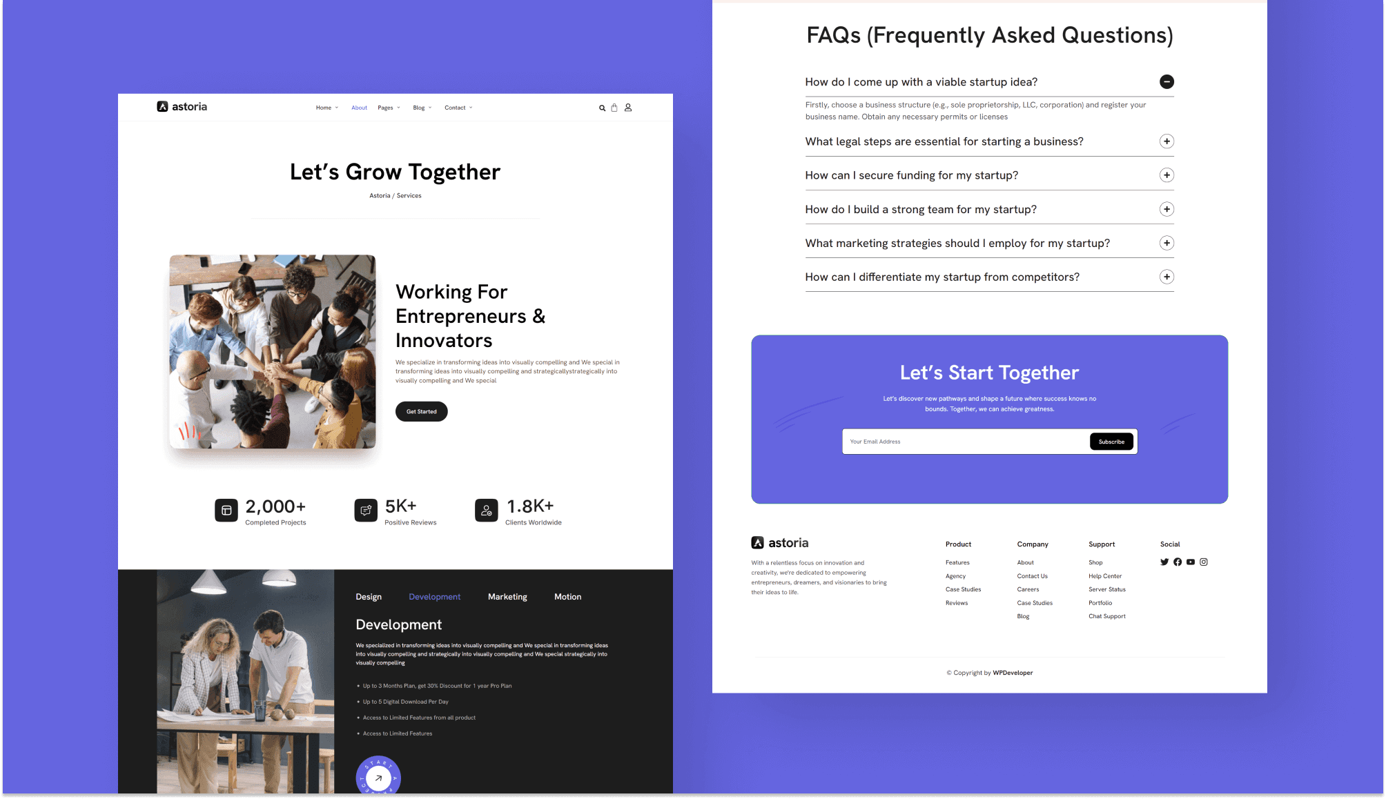 Astoria About Us Page Banner