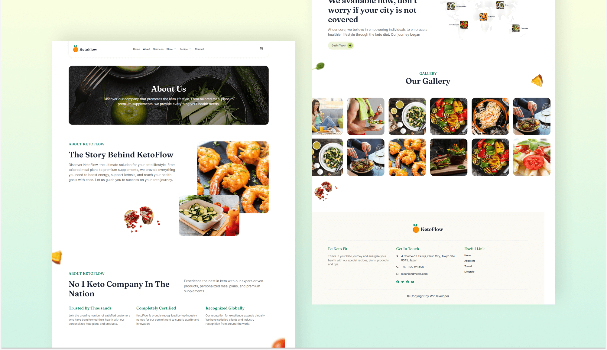 KetoFlow About Page By Templately