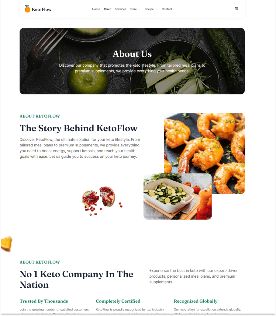 KetoFlow About Page thumbnail