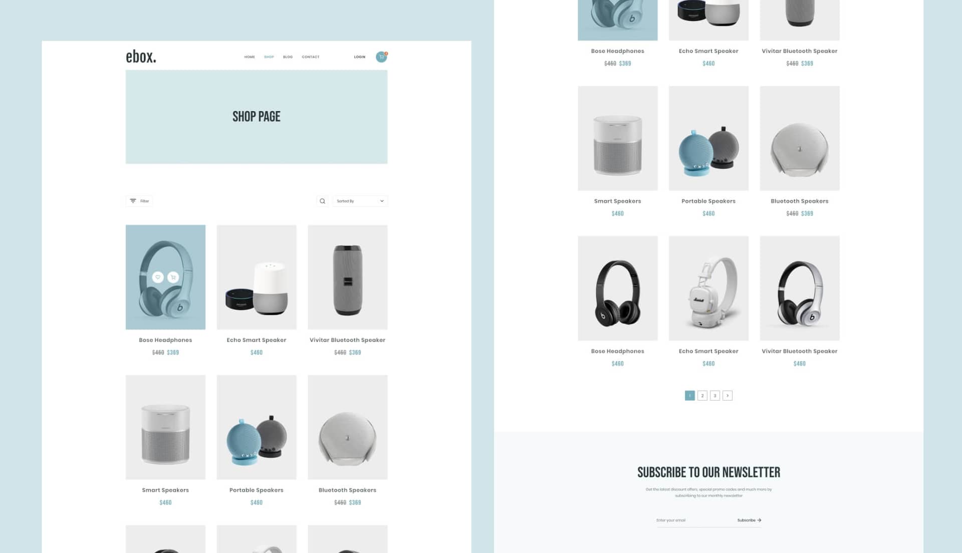 Ebox Shop Page By Templately