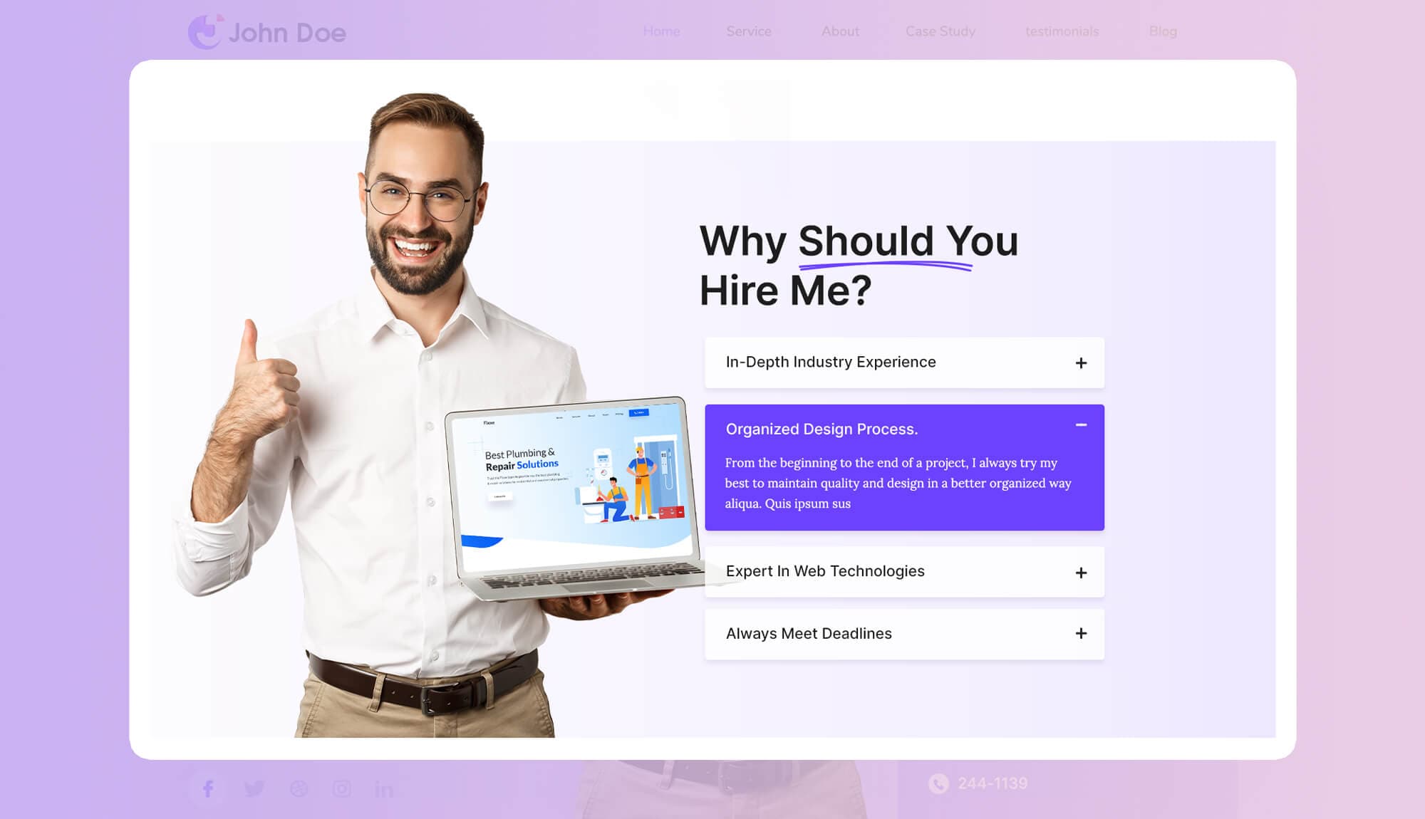 John Doe FAQ Section Banner