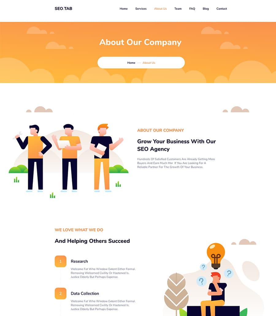 SEO Tab About Page thumbnail