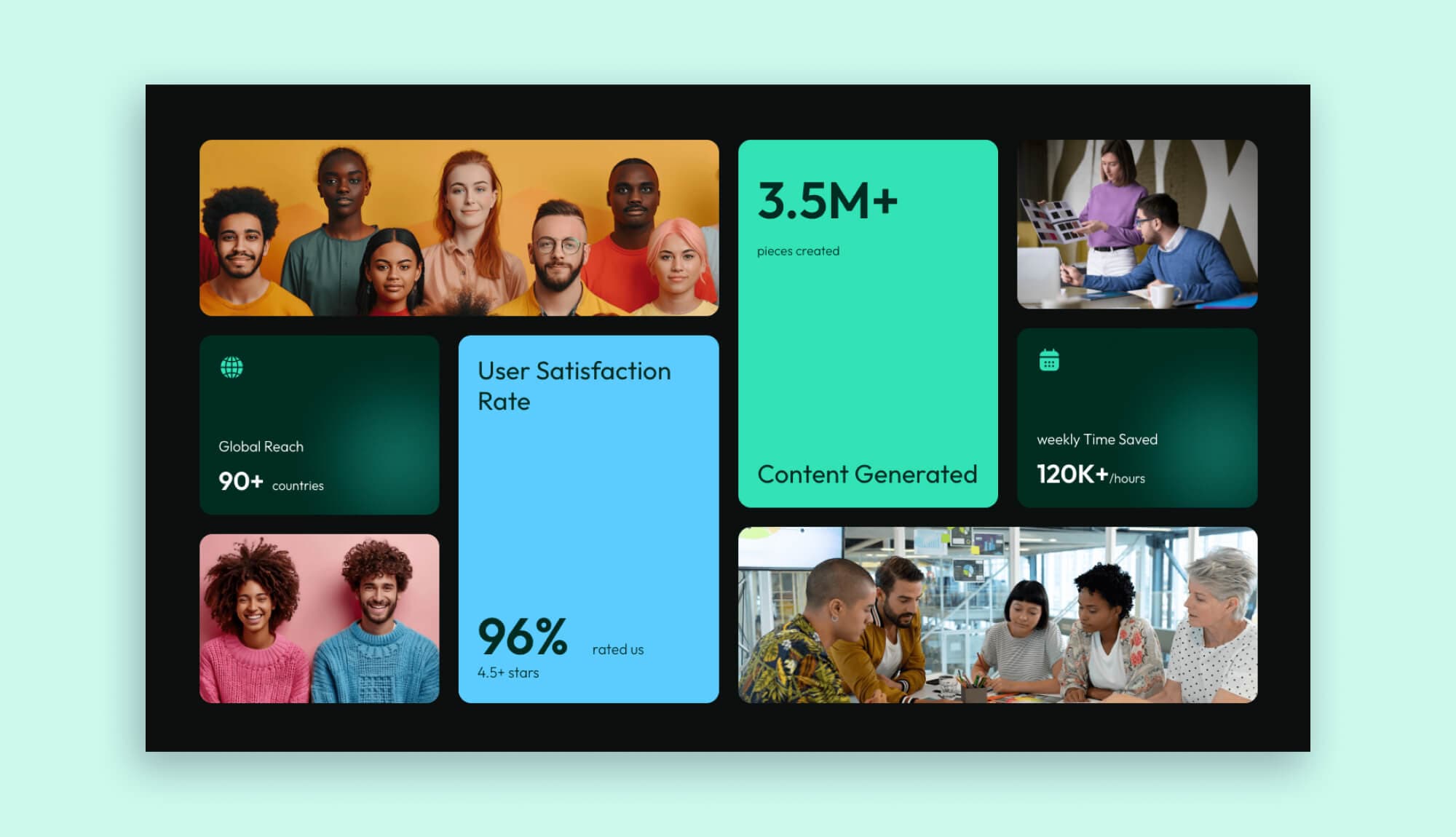 GenInk AI Bentobox Section By Templately