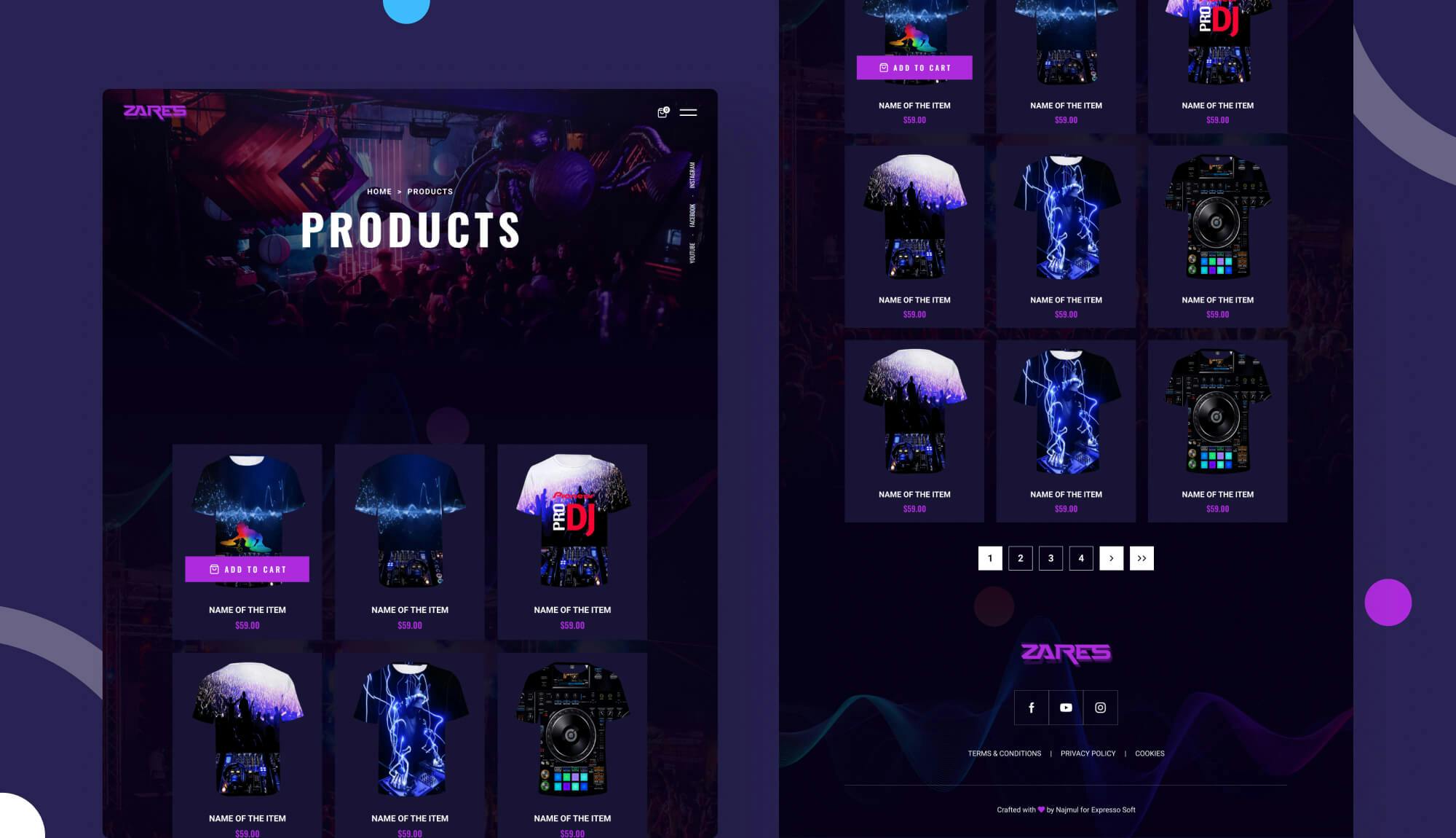 Zares Product Page Banner