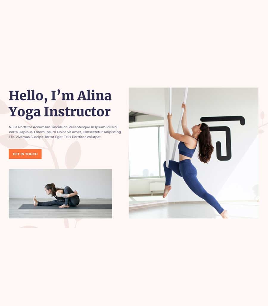 Do Yoga Hero Section thumbnail