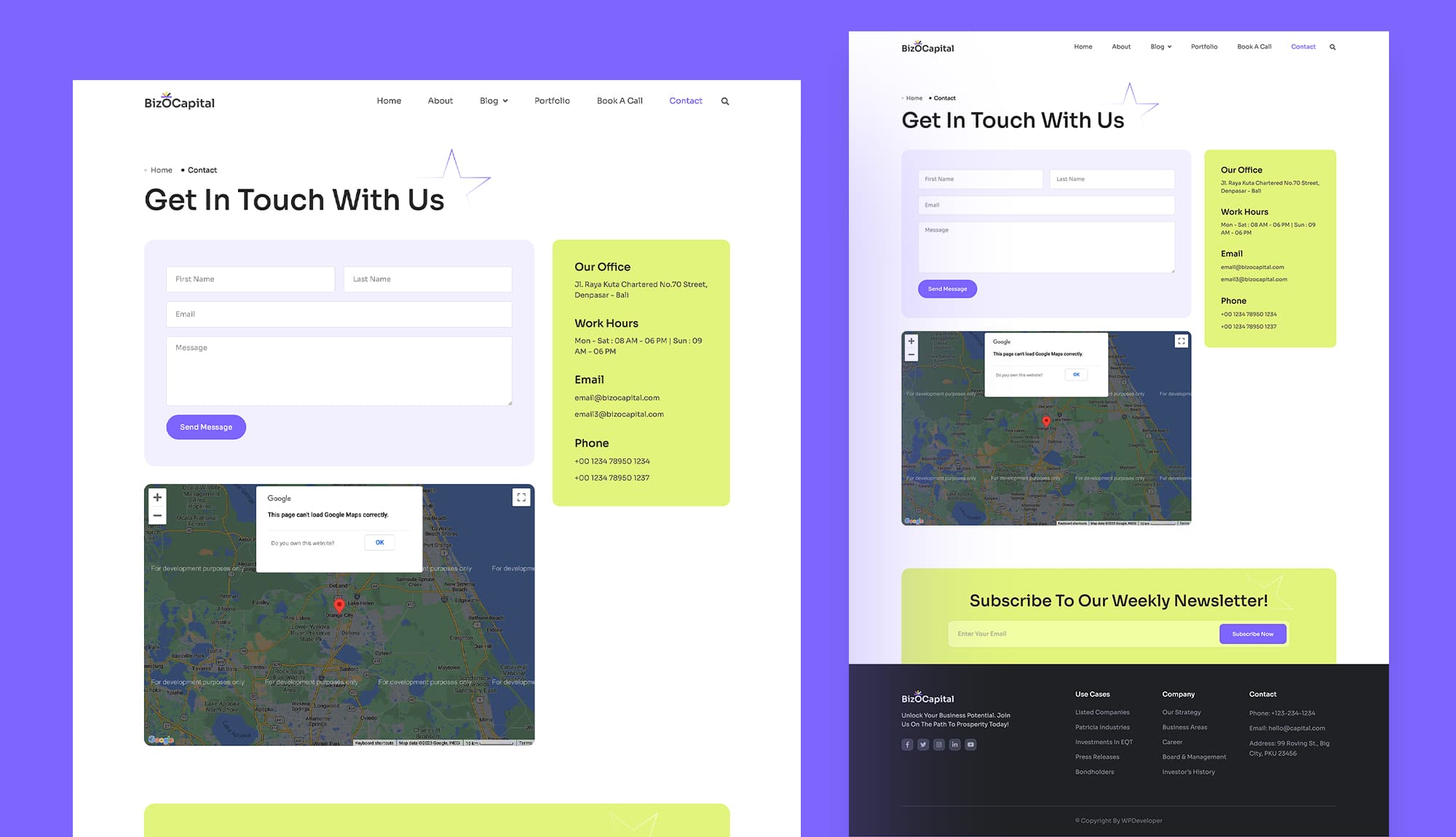 BizOCapital Contact Page Banner