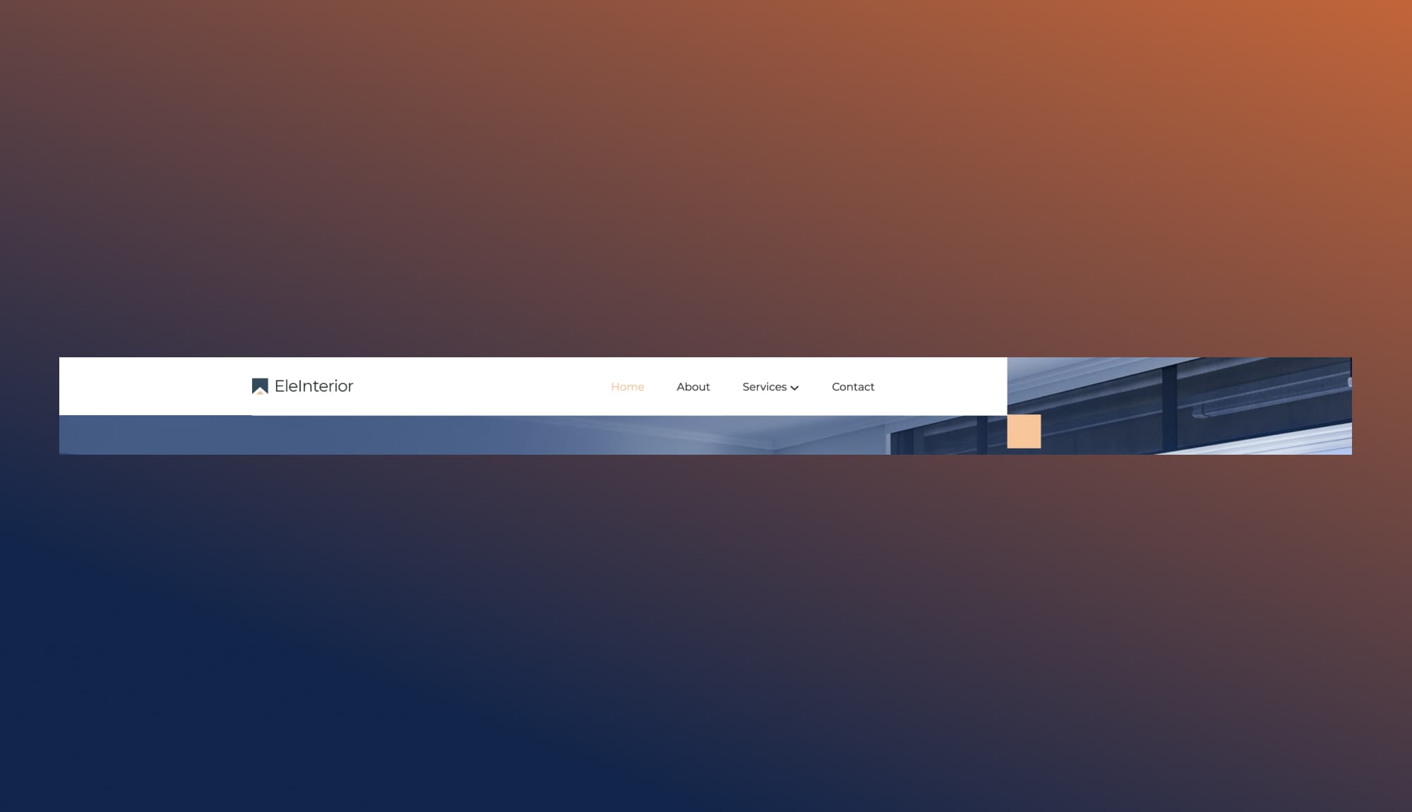 EleInterior Header Section For Gutenberg Banner