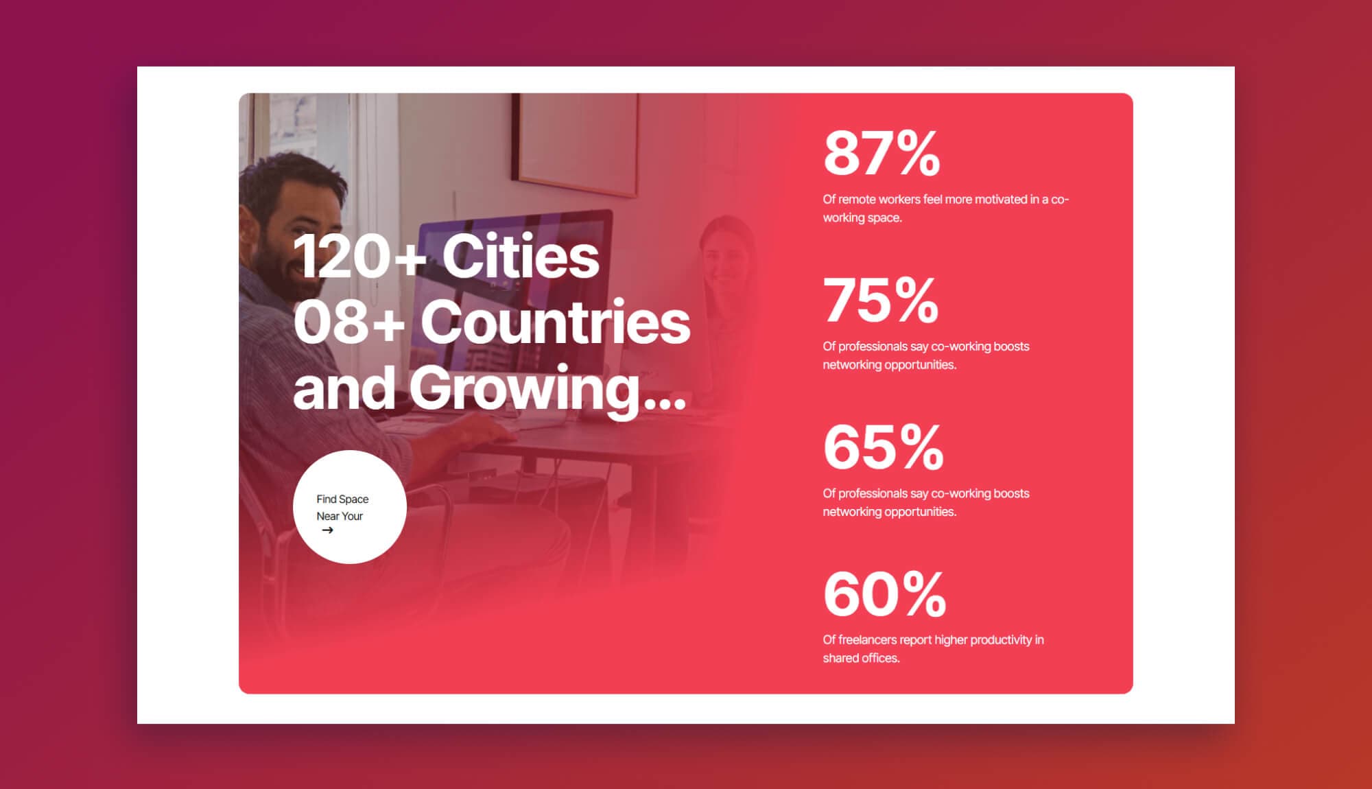 Cobizzhive Counter Section Gutenberg Banner