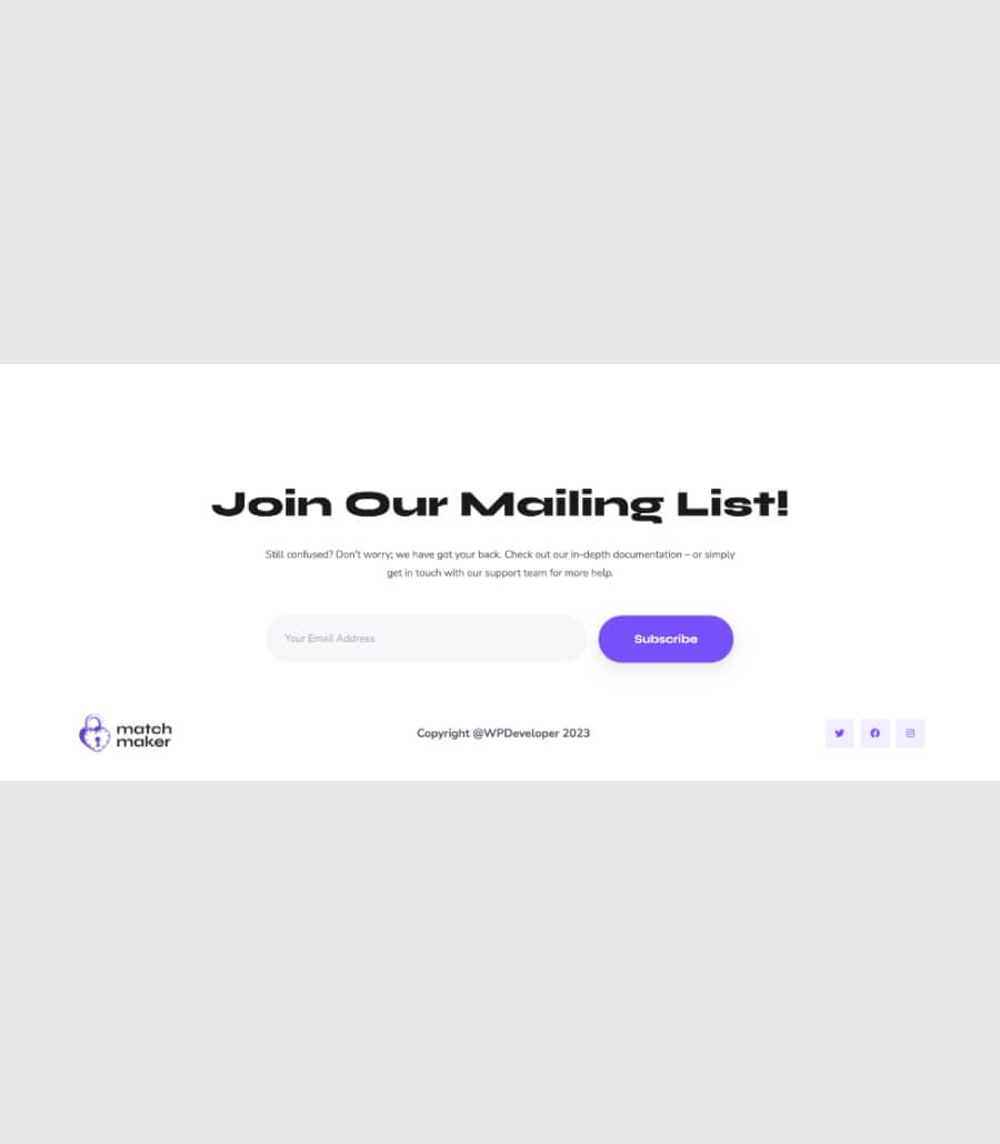 MatchMaker Footer thumbnail