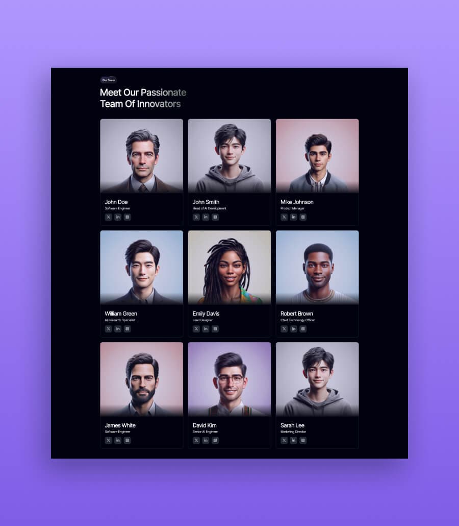 IllustrateAI Team Section for Gutenberg thumbnail