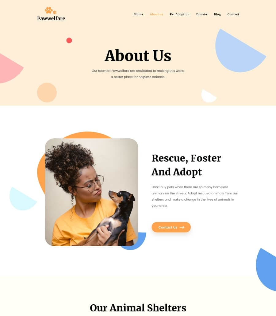 Pawwelfare About Page thumbnail