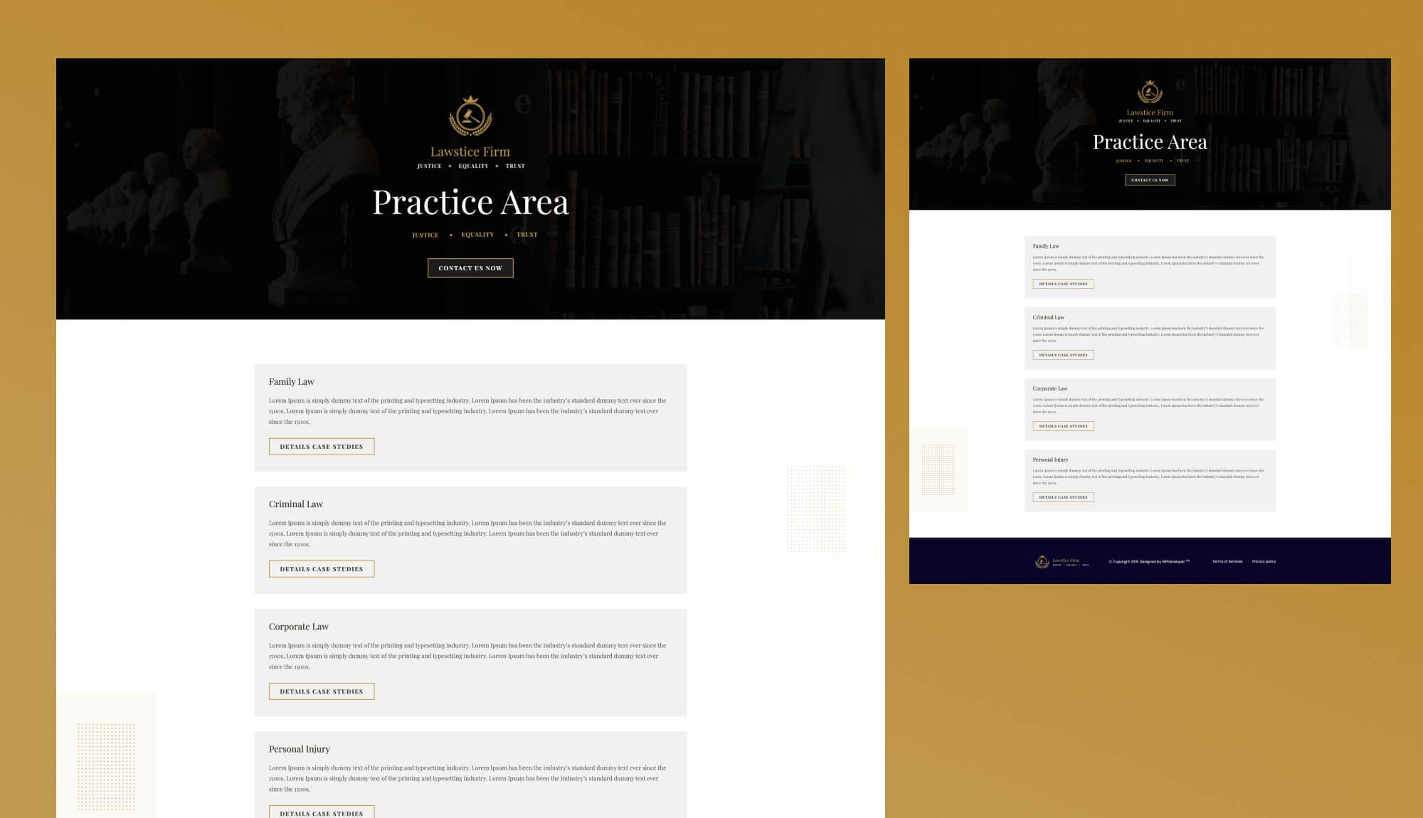 Lawstice Practice Area Page For Gutenberg Banner