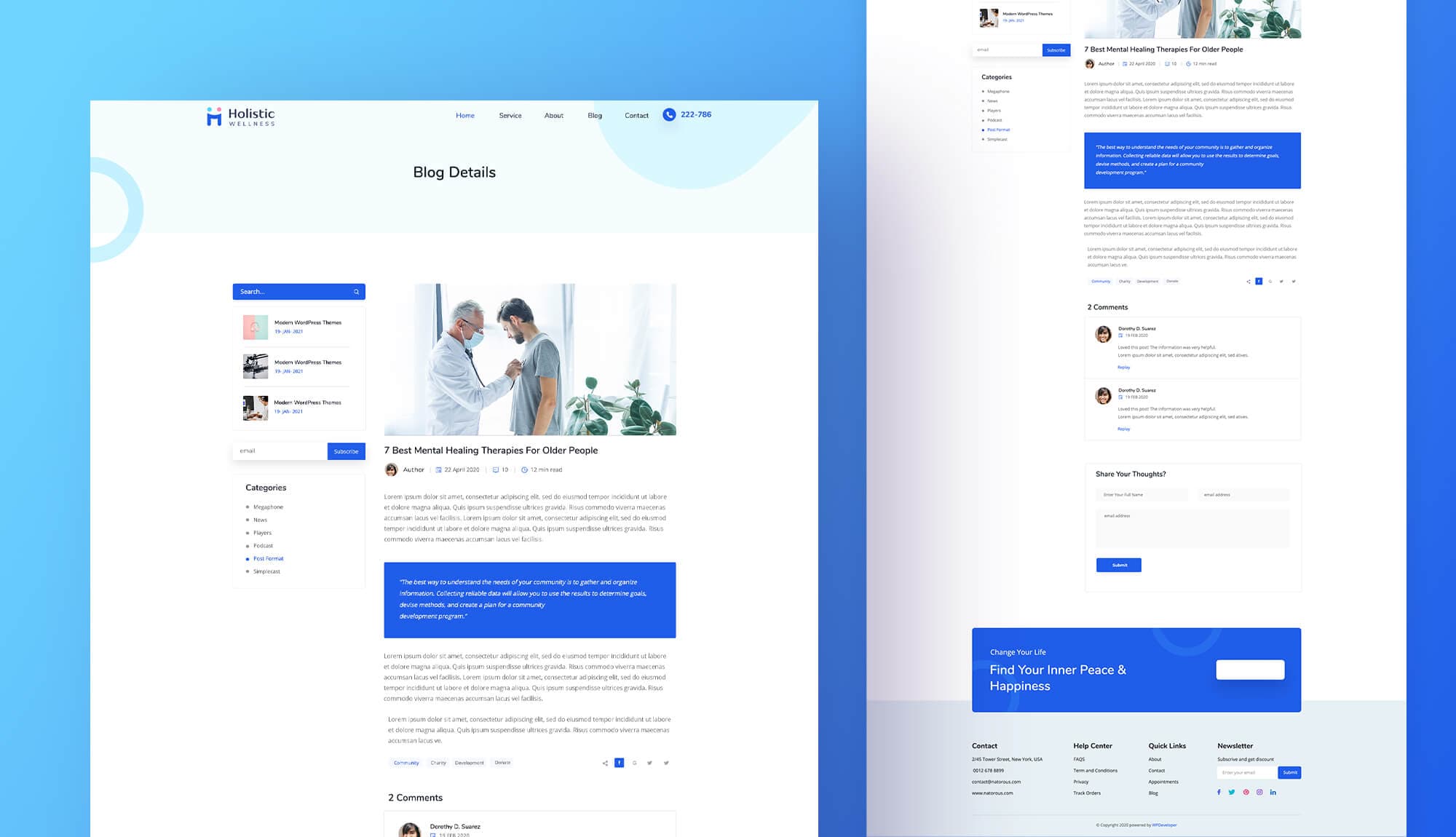 Holistic Wellness Blog Details Page Banner