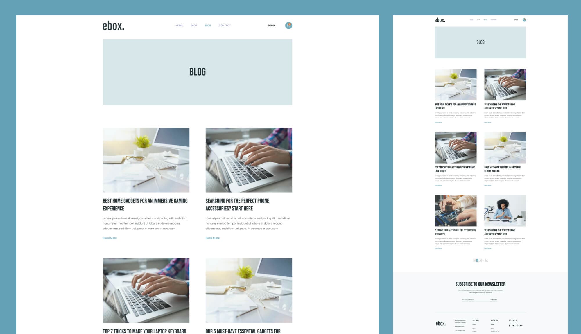 Ebox Blog Page For Gutenberg By Templately