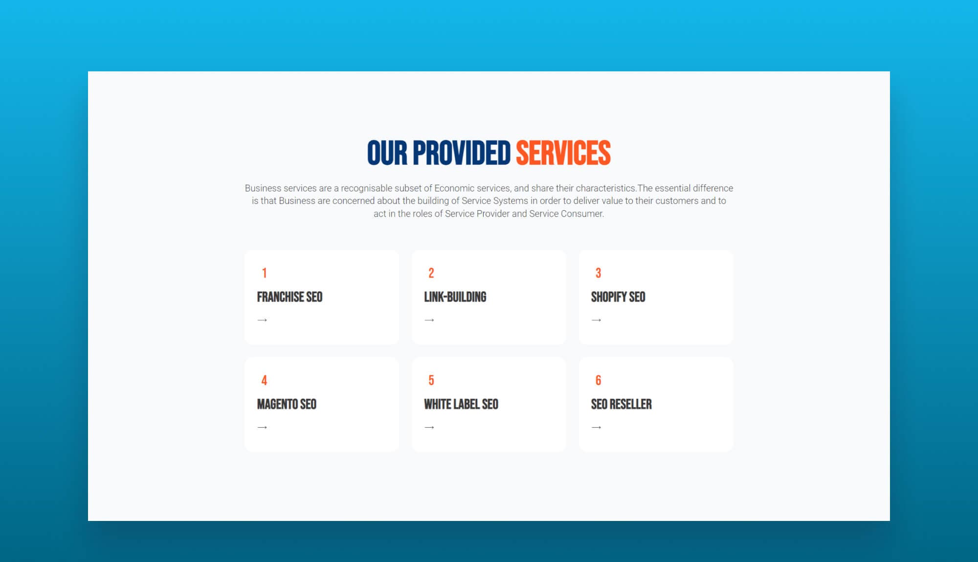 Wave Digital Services Section For Gutenberg Banner