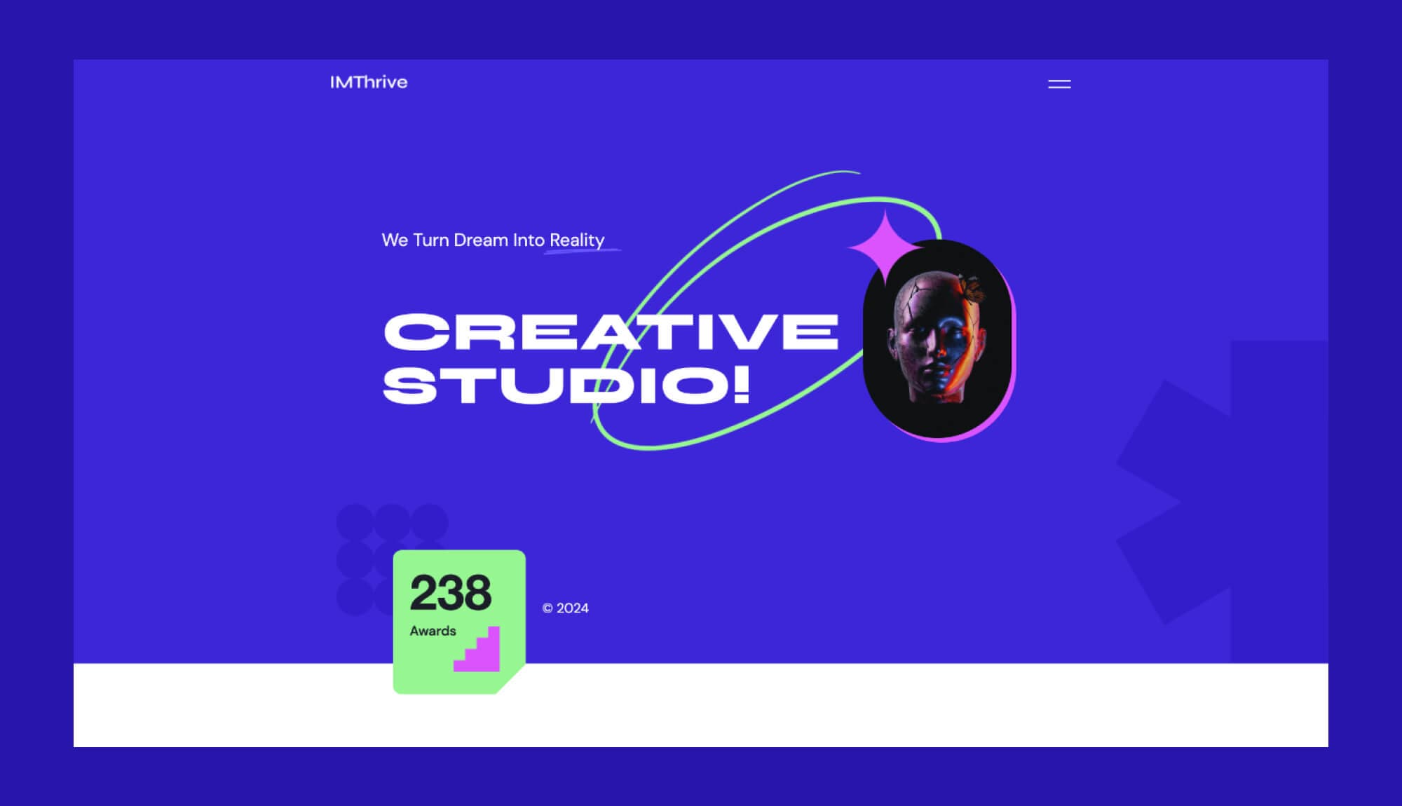 IMThrive Banner Section By Templately