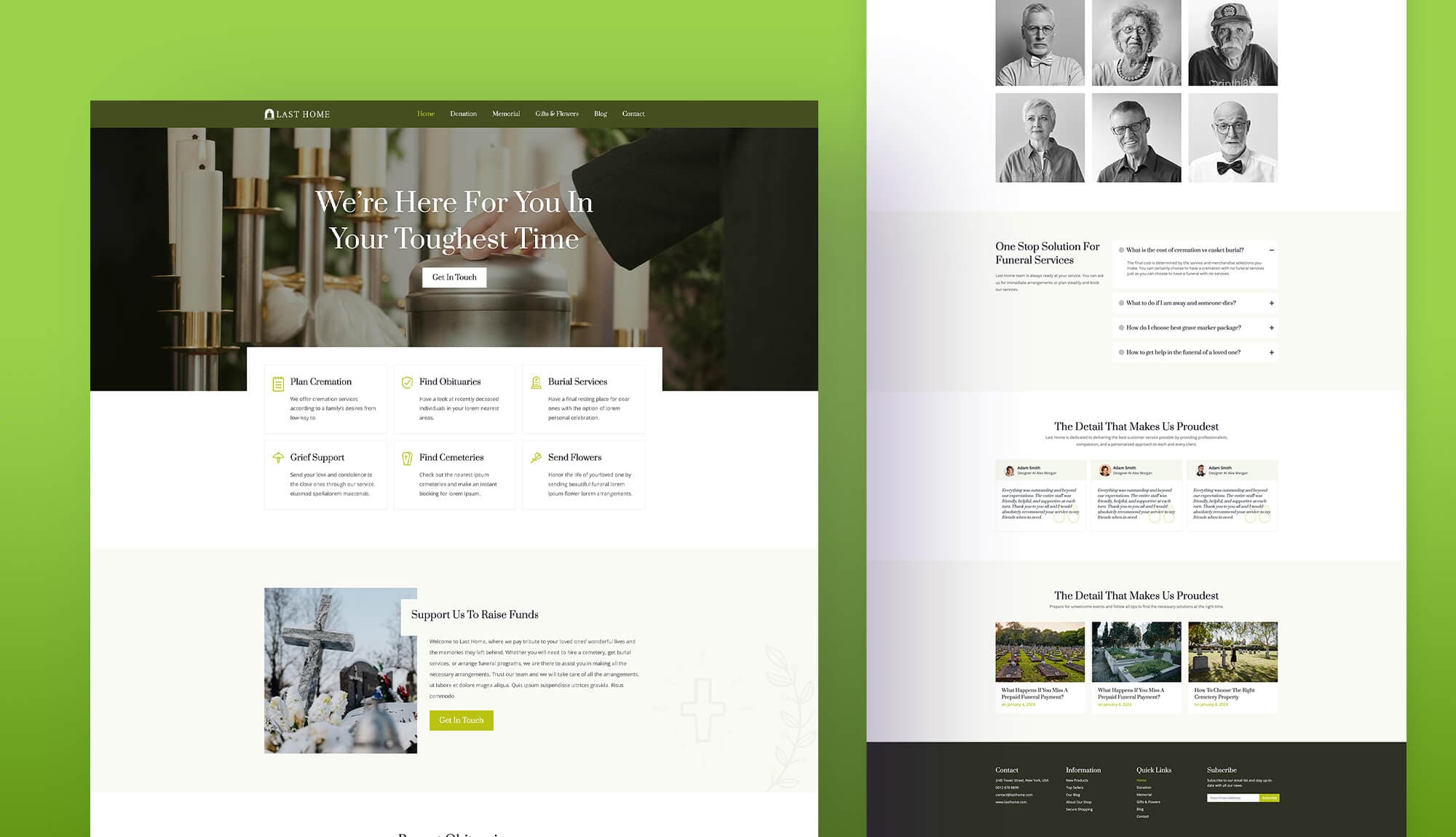 Last Home Home Page For Gutenberg By Templately
