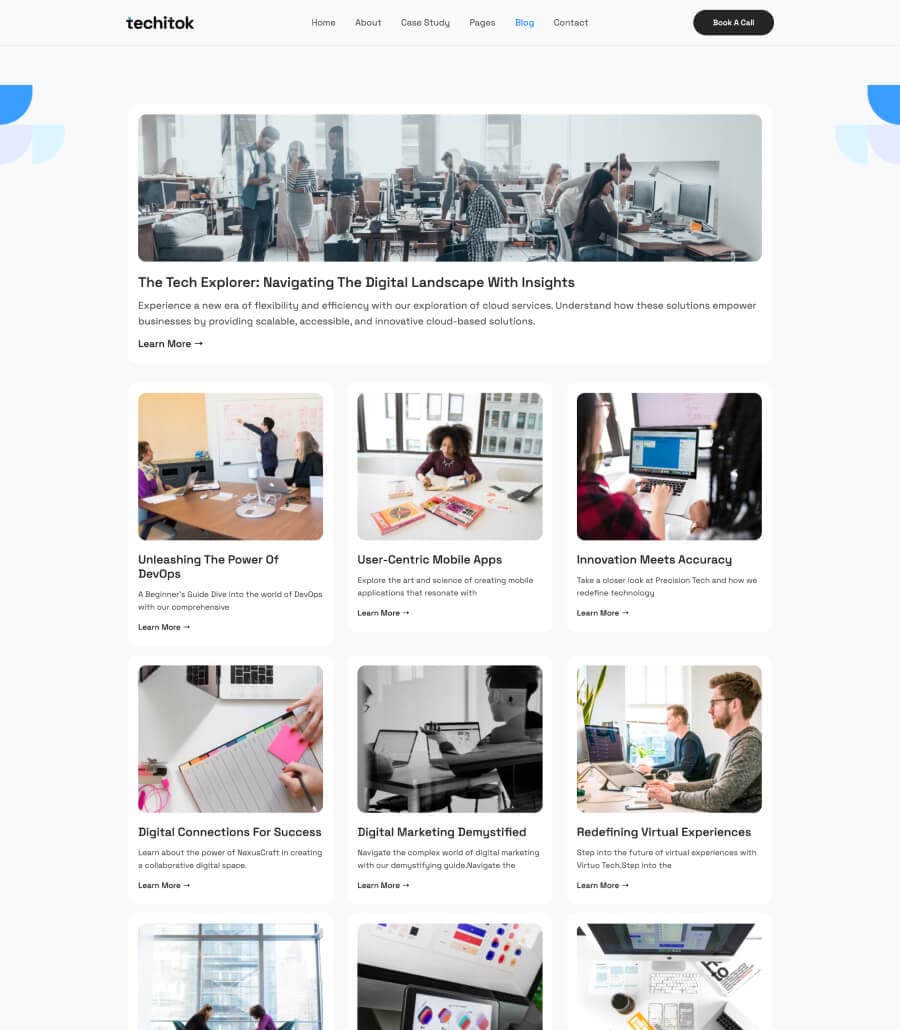 techitok Blog Page thumbnail
