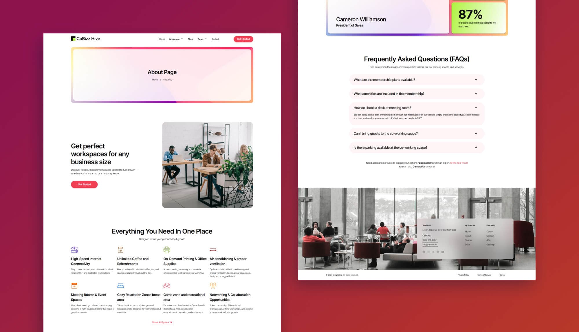 Cobizz Hive About Page Banner