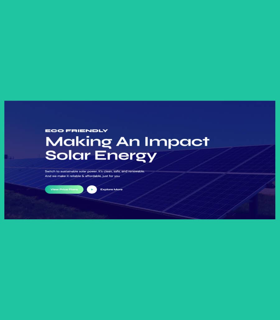 Solar Spark Hero Section thumbnail