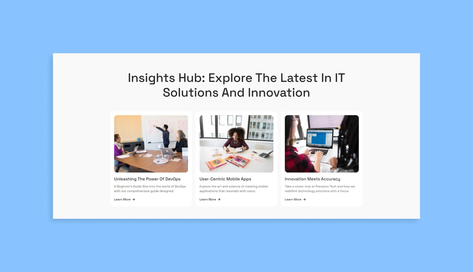 Techitok Blog Section For Gutenberg Banner