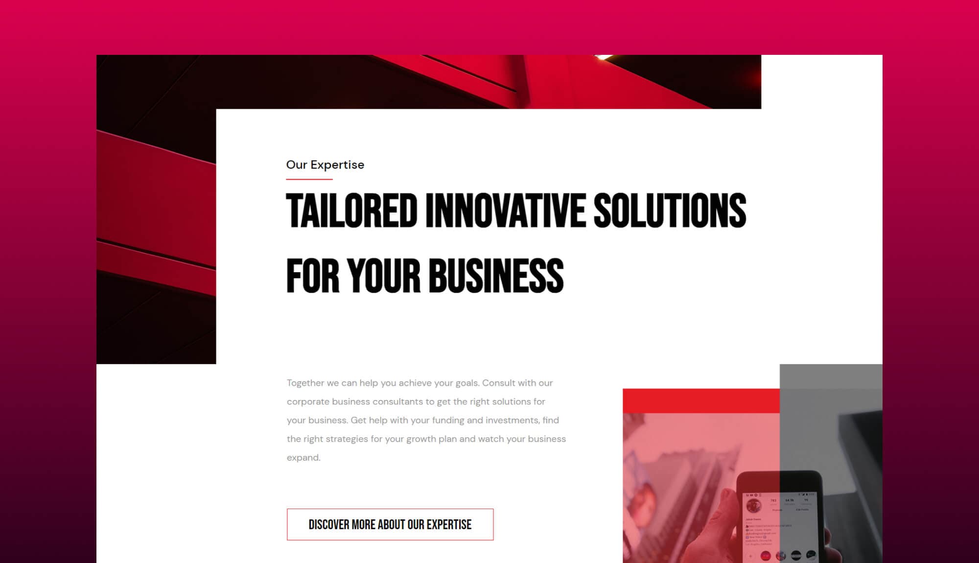 BizCred Services Section For Gutenberg By Templately