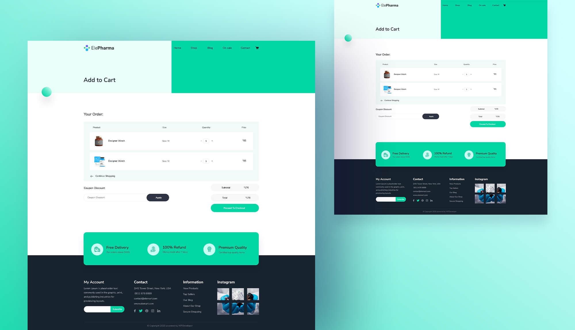 ElePharma Cart Page Banner