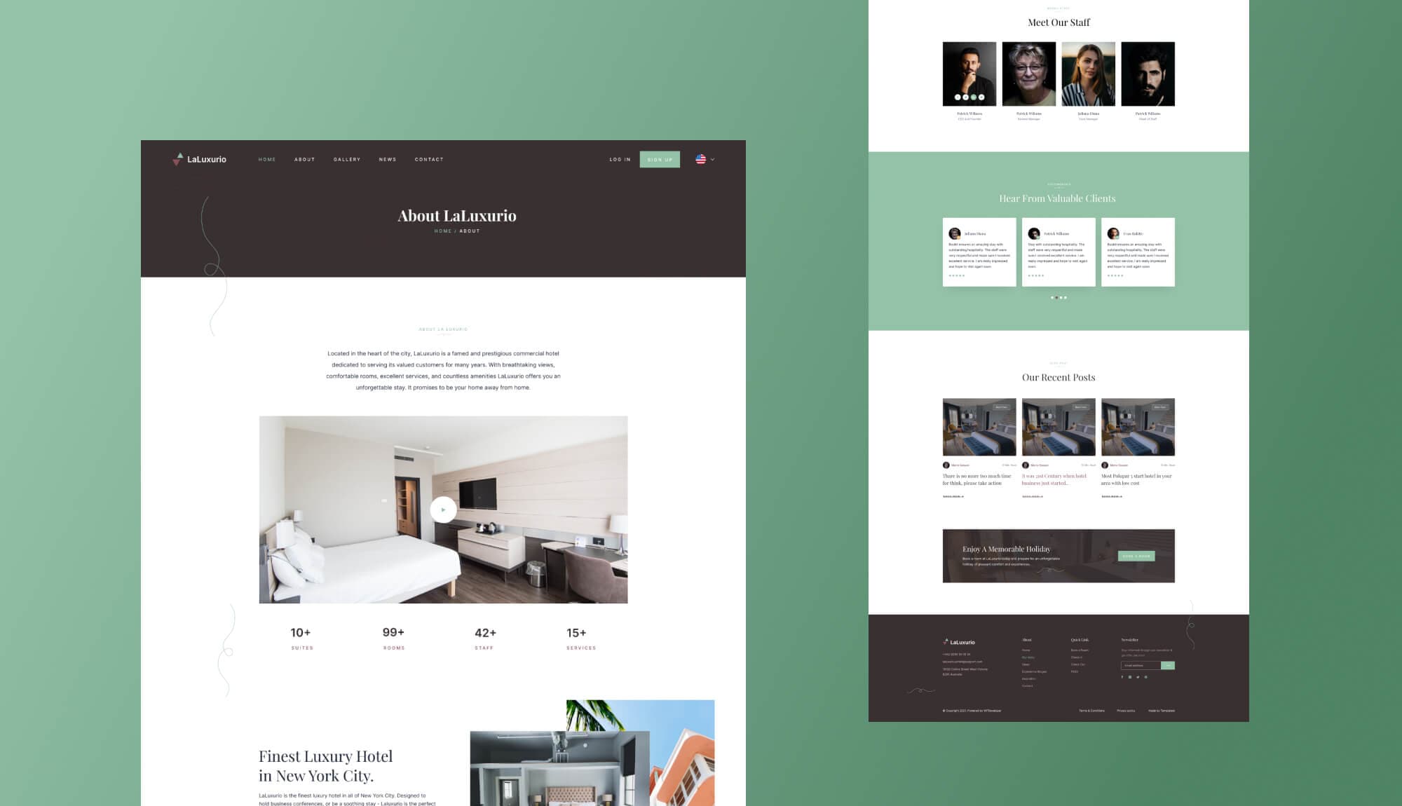 LaLuxurio About Page Banner