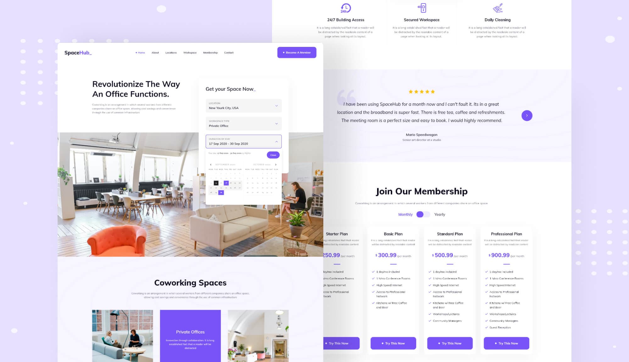 Space Hub Footer Section Banner