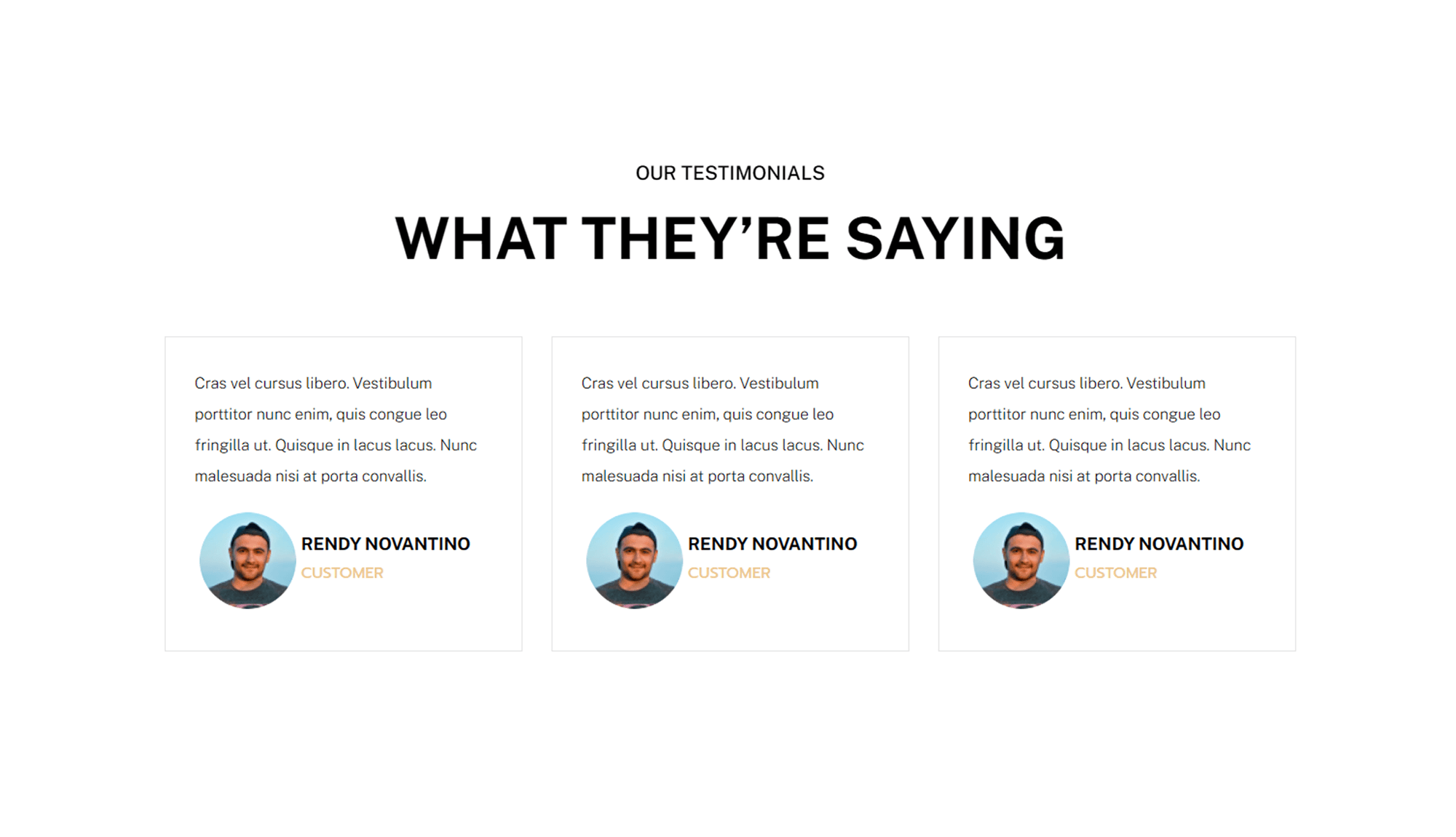 InnerSide Testimonials Section For Gutenberg Banner