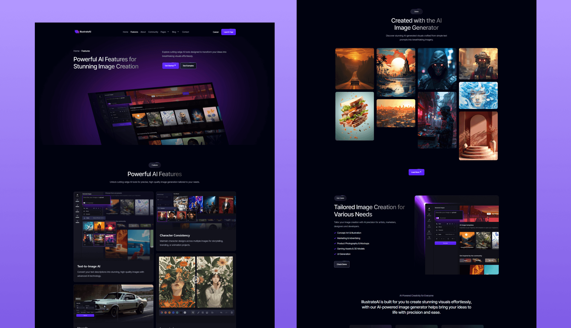 IllustrateAI Features Page Banner