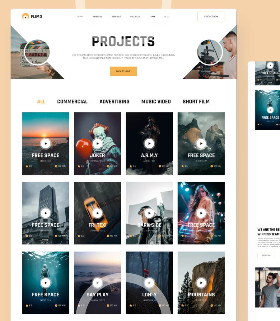 Flimo Projects Page thumbnail