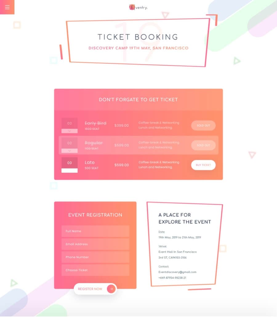 EventGree Event Template Ticket Booking Lite thumbnail