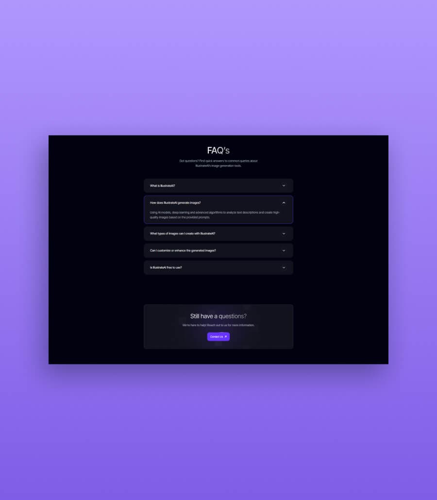 IllustrateAI FAQ Section for Gutenberg thumbnail