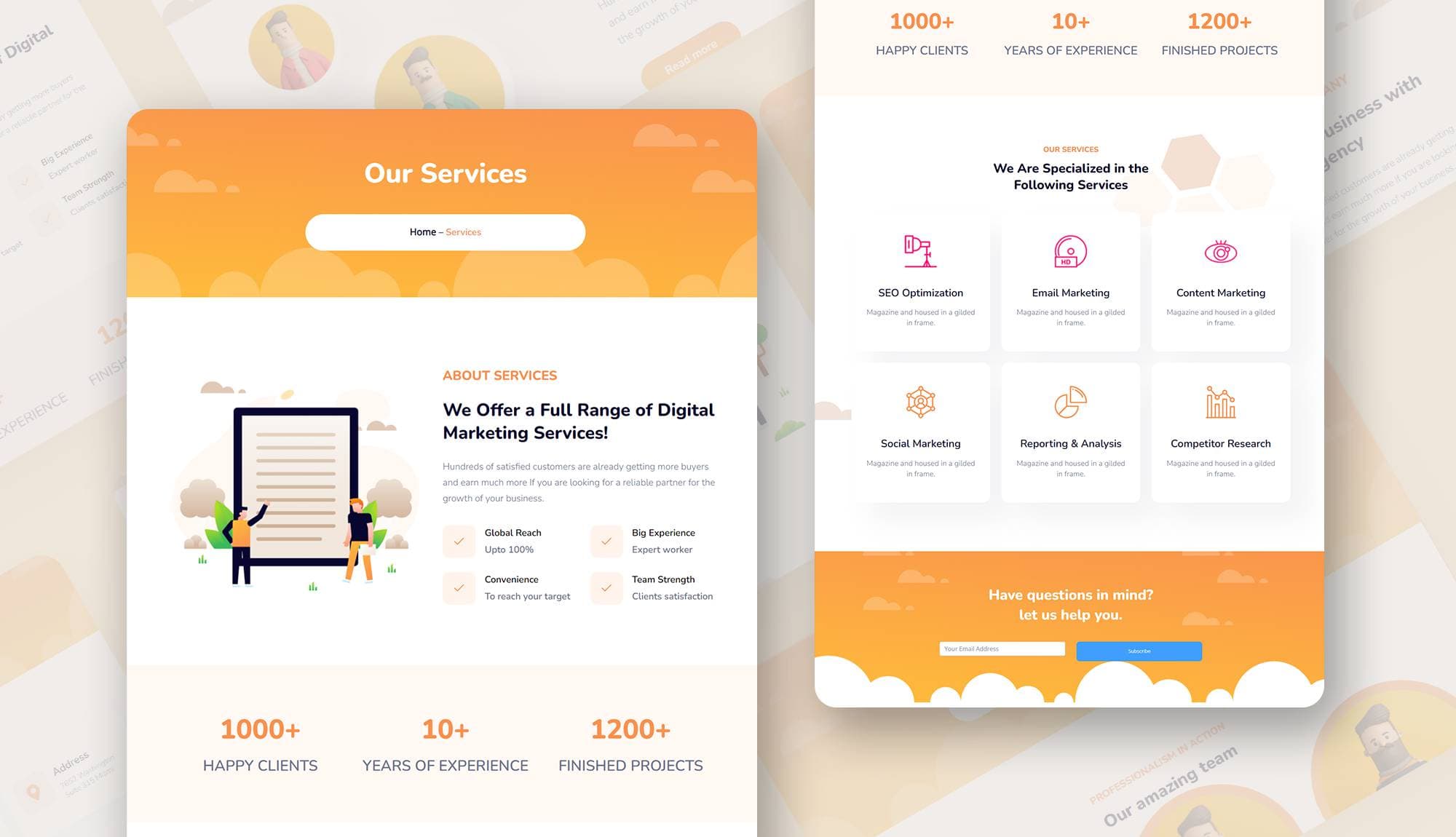 SEO Tab Services Page For Gutenberg Banner