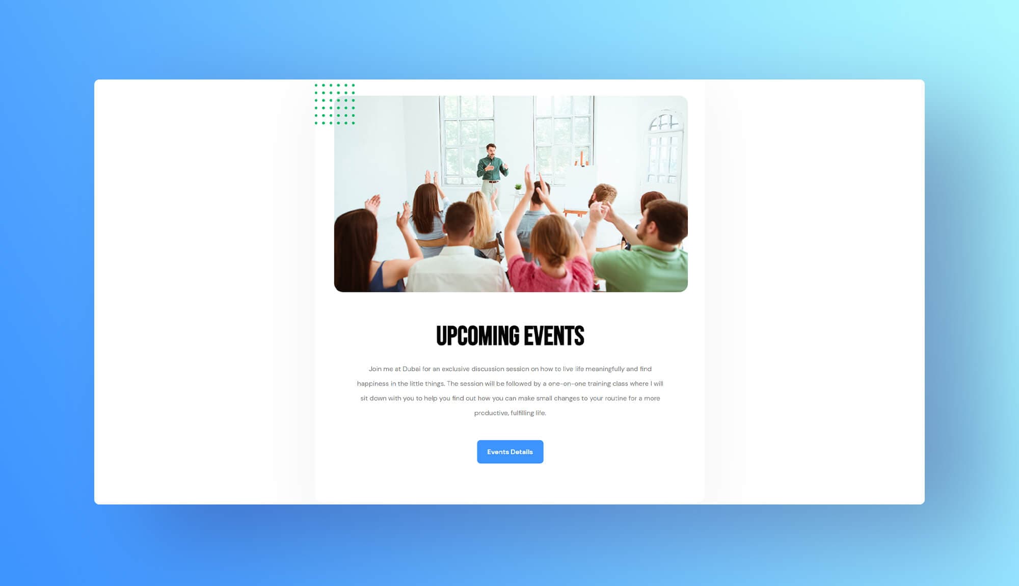 MotivSpeak CTA Section For Gutenberg By Templately