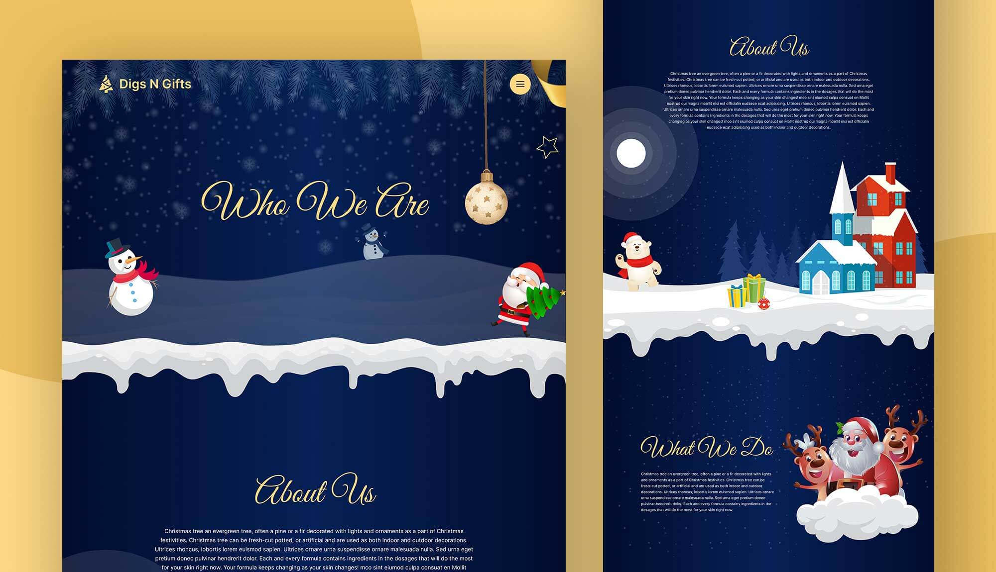 Digs N Gifts About Page Banner