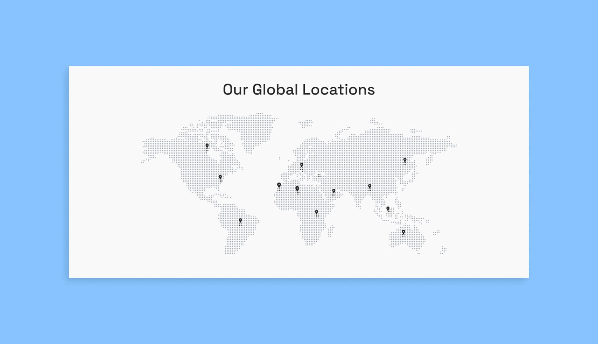 Techitok Global Location Section For Gutenberg Banner