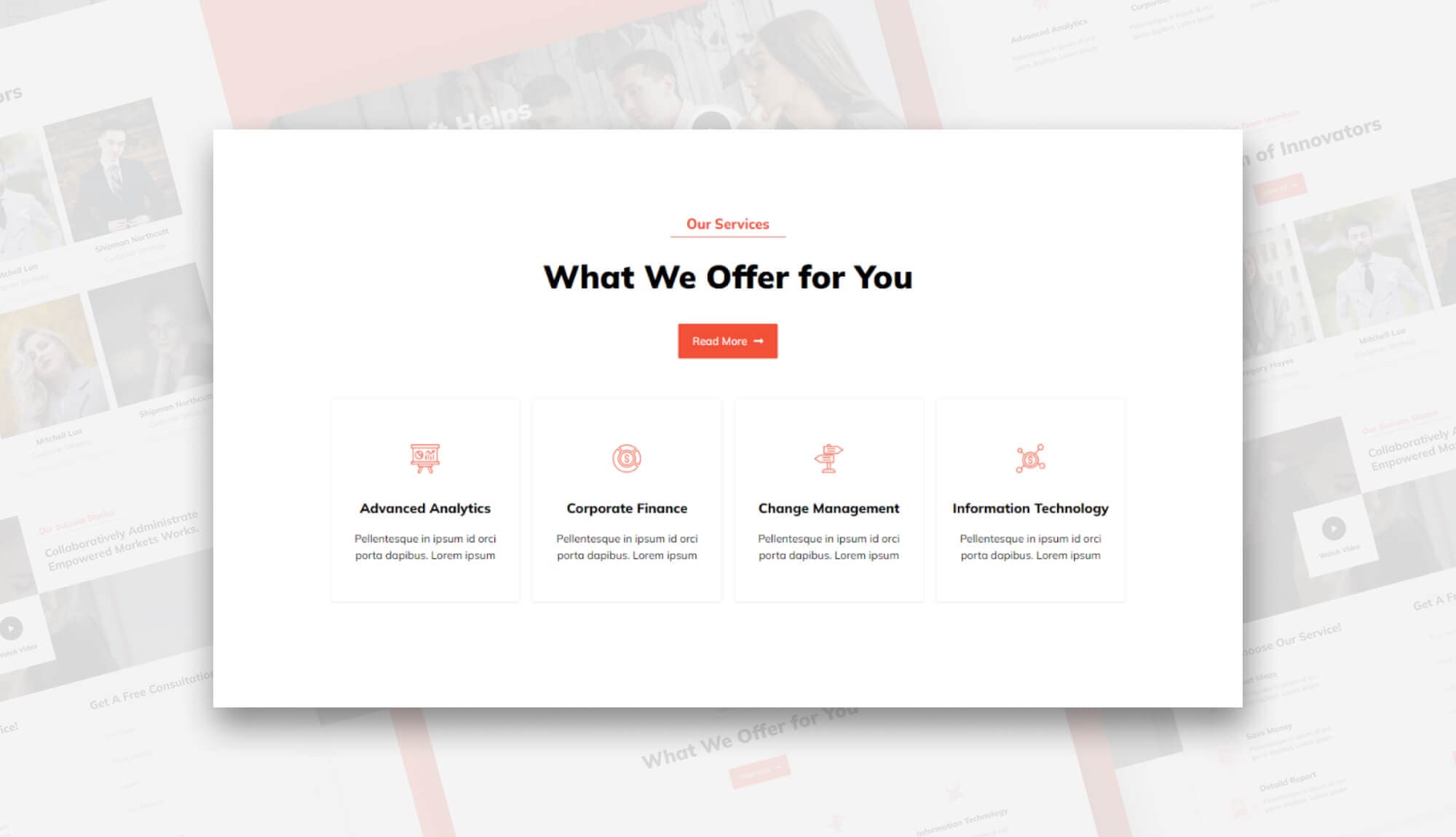 Re-Soft Services Section For Gutenberg Banner