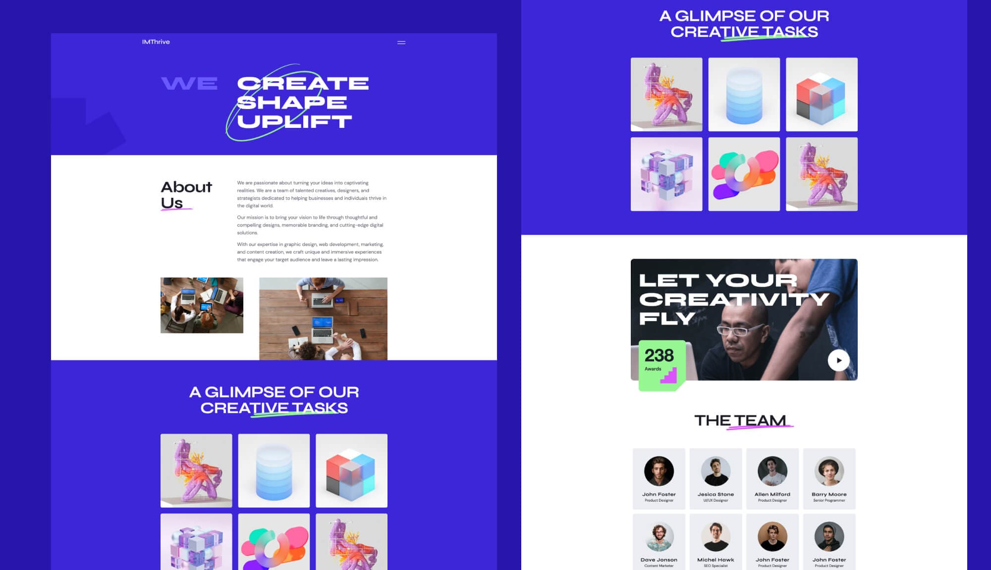 IMThrive About Page Banner