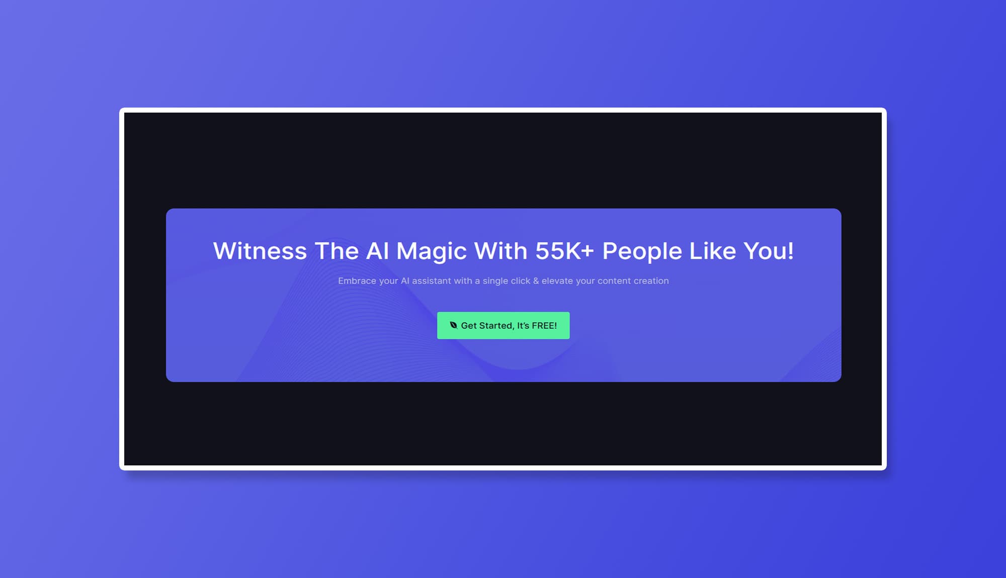 WritifyAI CTA Section For Gutenberg Banner