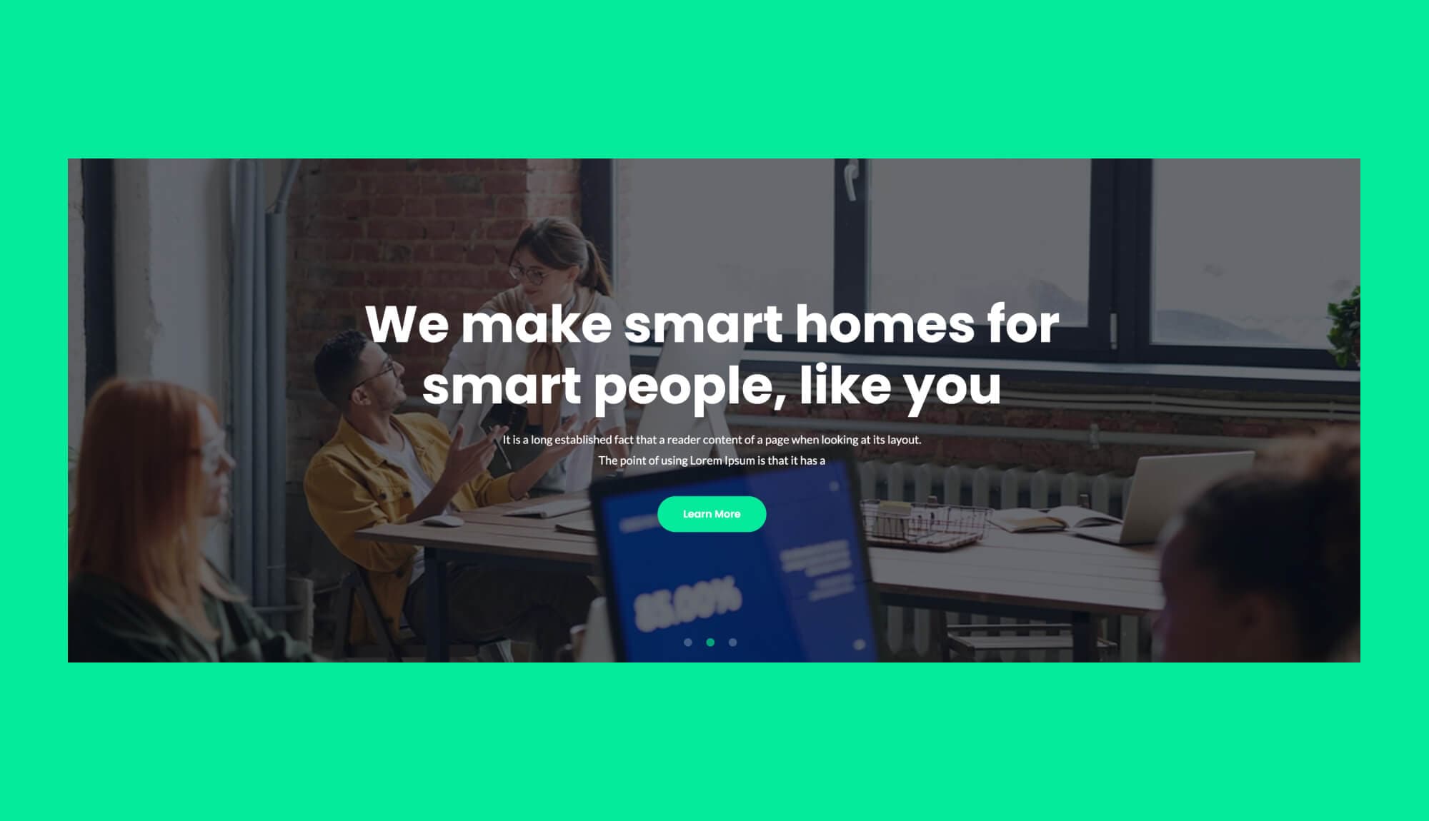 Homely Banner Section For Gutenberg Banner