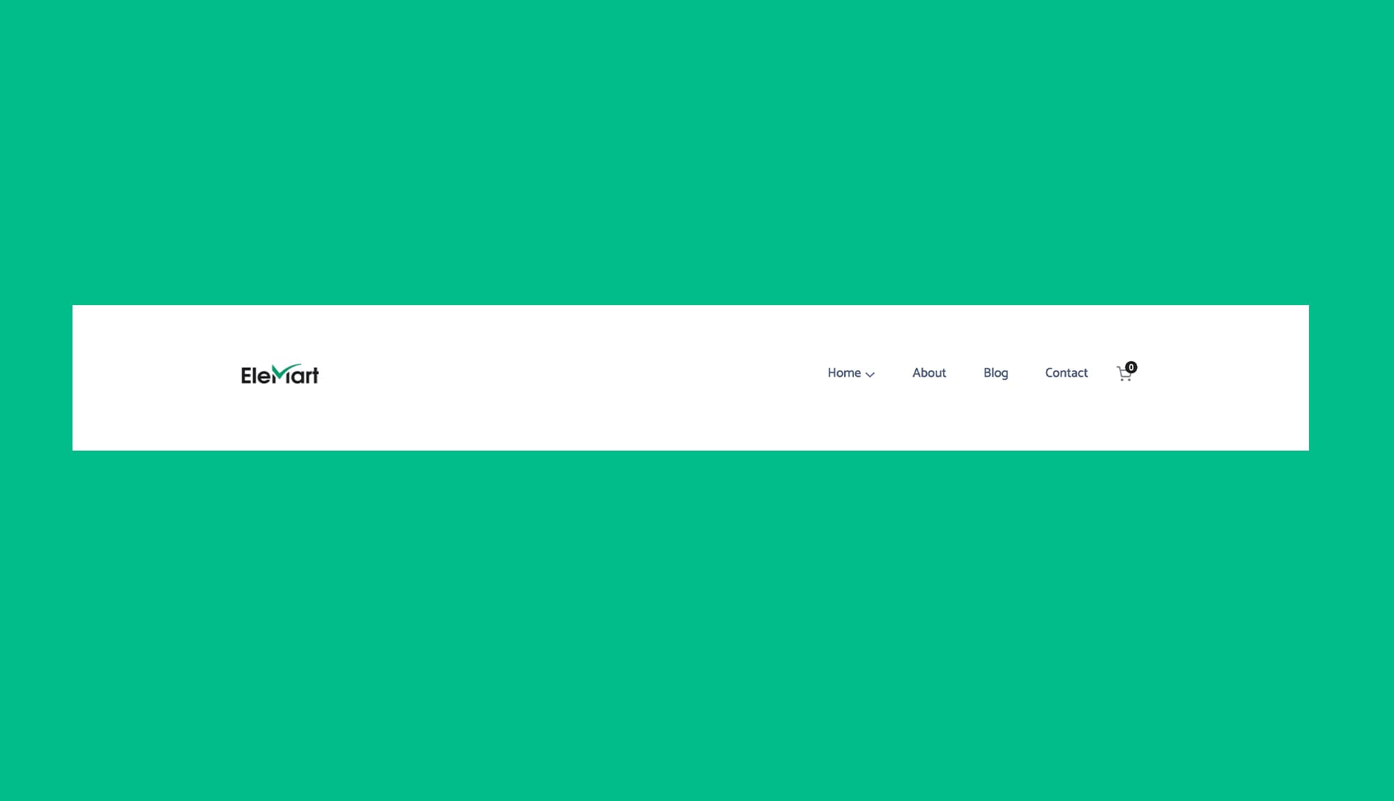 EleMart Header Green Section For Gutenberg Banner