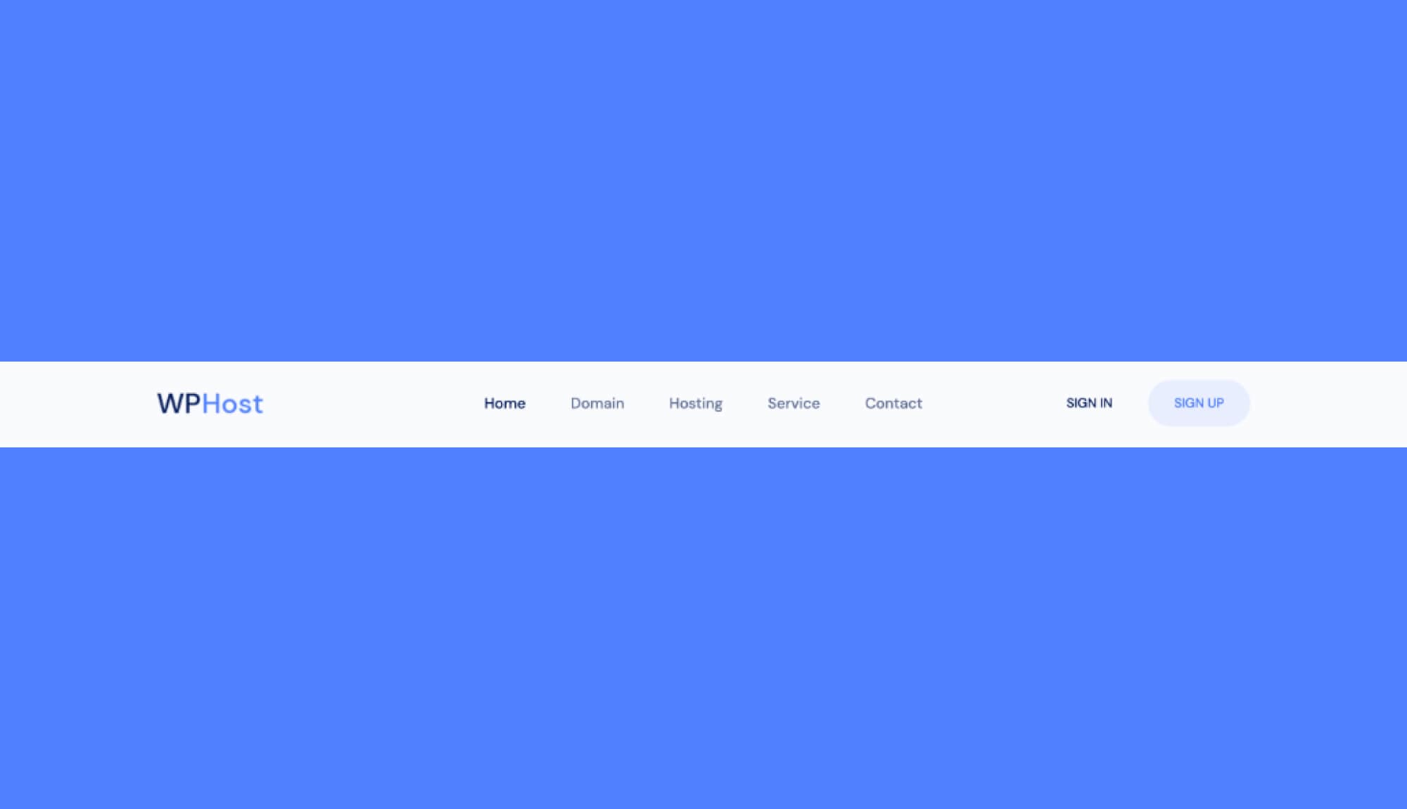 WPHost Header Section For Gutenberg Banner