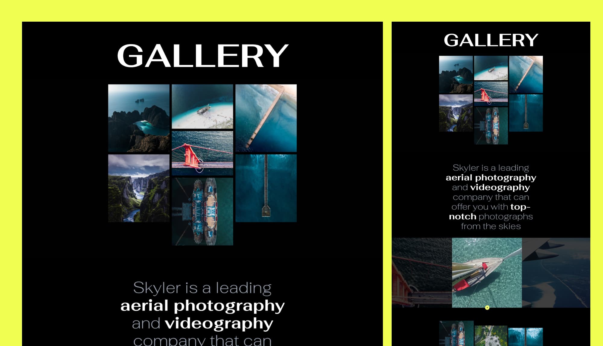 Skyler Gallery Page For Gutenberg By Templately