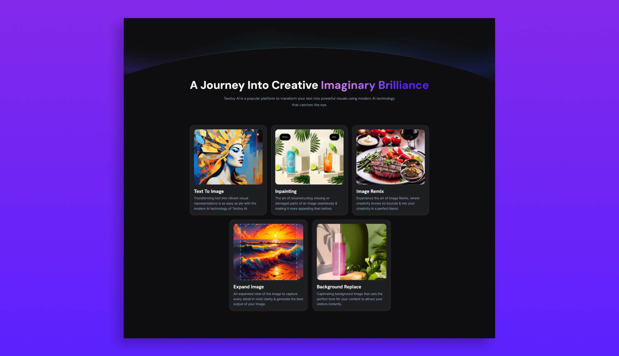 Textivy AI Features Section Banner